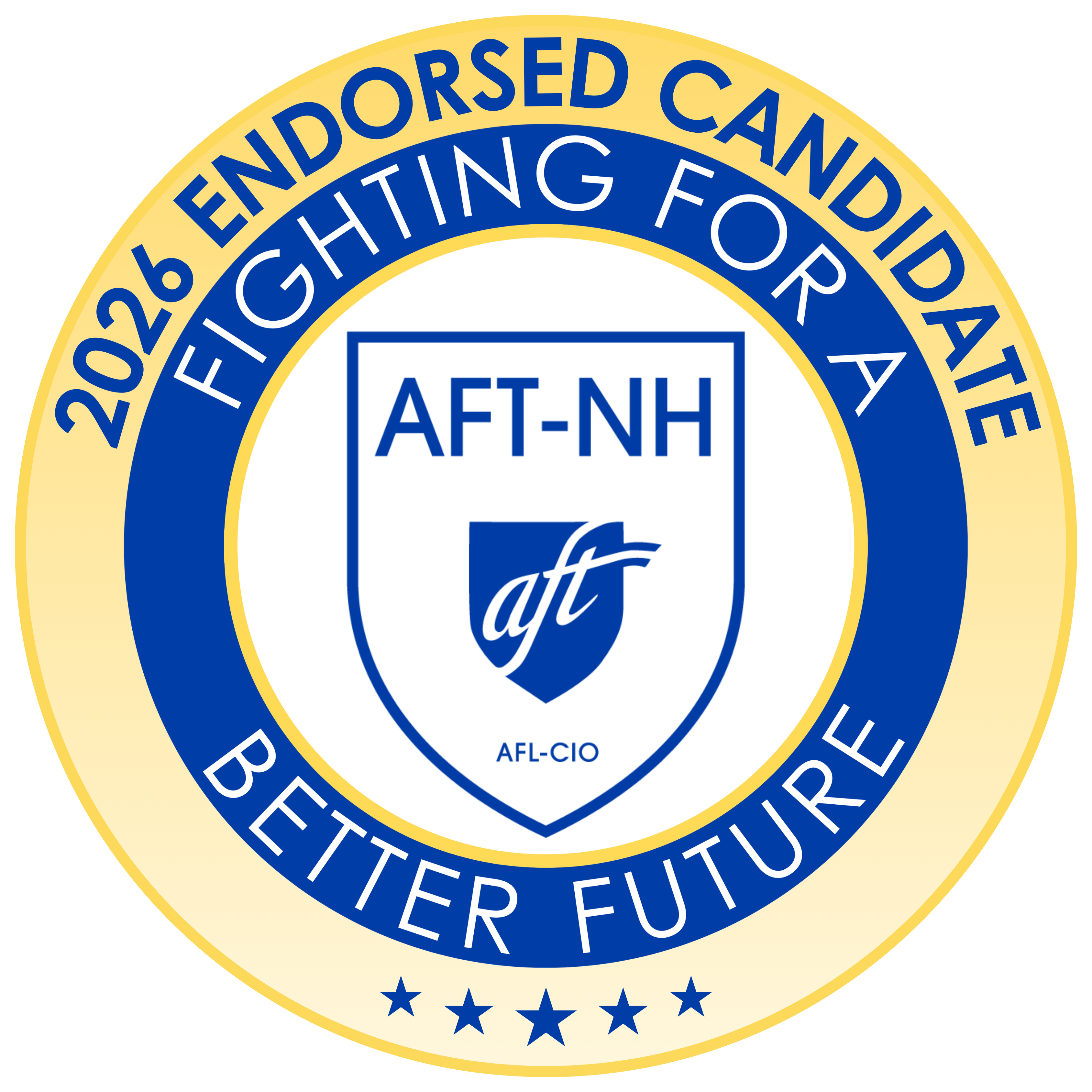 AFT-NH 2026 Endorsement logo